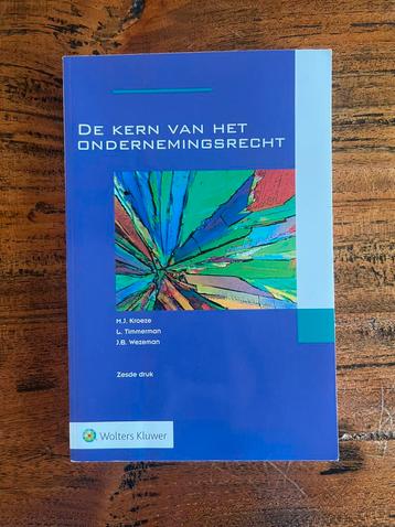 L. Timmerman - De kern van het ondernemingsrecht beschikbaar voor biedingen