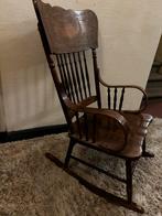 Vintage Schommelstoel met uitgesneden details, Ophalen