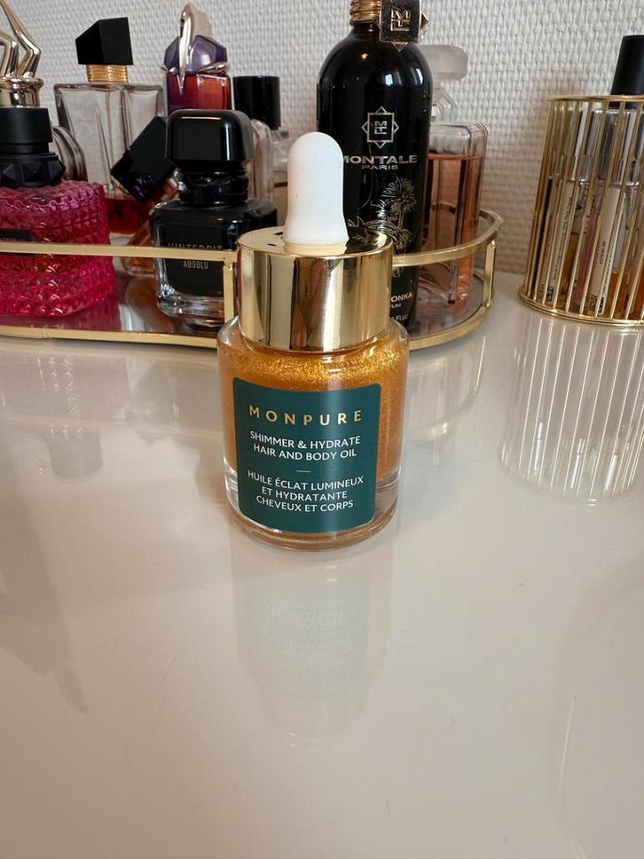 Monpure Haar & Body Olie - Shimmer & Hydrate, Sieraden, Tassen en Uiterlijk, Uiterlijk | Lichaamsverzorging, Nieuw, Bodylotion, Crème of Olie