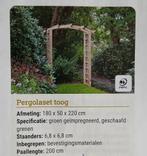 Pergola Toog, Ophalen, Nieuw, 250 cm of meer, Palen