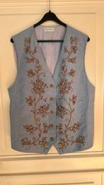 Vintage vest gilet handgemaakt geborduurd 42/44, Kleding | Dames, Ophalen of Verzenden, Zo goed als nieuw