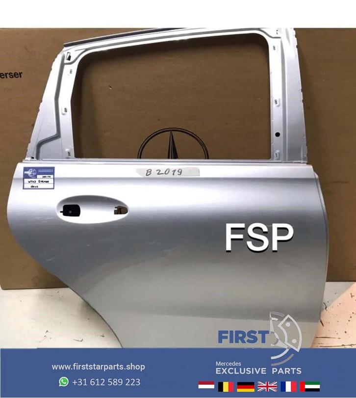 W247 DEUR Mercedes B KLASSE PORTIER RECHTS ACHTER 2018-2021, Auto-onderdelen, Carrosserie en Plaatwerk, Deur, Mercedes-Benz, Achter