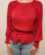 Blouse, kleur rood, merk h&m, Kleding | Dames, Blouses en Tunieken, Maat 38/40 (M), H&M, Ophalen of Verzenden, Zo goed als nieuw