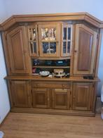 Massief blank eiken patine buffetkast, Huis en Inrichting, Ophalen, Gebruikt, Eikenhout, 200 cm of meer