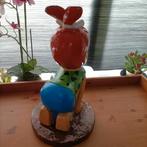 Houten Pebbles beeld The Flintstones vintage, Verzamelen, Stripfiguren, Ophalen, Overige figuren, Gebruikt, Beeldje of Figuurtje