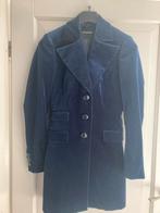Phard koetsiersjas van donkerblauw fluweel, maat 36., Kleding | Dames, Jasjes, Kostuums en Pakken, Ophalen of Verzenden, Zo goed als nieuw