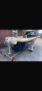 Garda 500. Honda 15 pk . Riba trailer. Complete set., 10 tot 30 pk, Ophalen of Verzenden, Zo goed als nieuw, 3 tot 6 meter