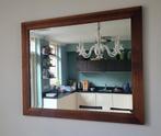 Mooie spiegel facet geslepen en Amerikaans Eiken lijst, Huis en Inrichting, Ophalen, Zo goed als nieuw, 75 tot 100 cm, Minder dan 100 cm