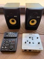 ROKIT 5 met EMU4040 GELUIDSKAART en MIXER, Ophalen of Verzenden, Gebruikt, Minder dan 500 watt, Monitor(versterker)