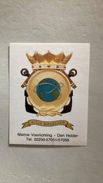 Marine voorlichting Den Helder, Verzamelen, Stickers, Ophalen of Verzenden, Zo goed als nieuw, Overige typen