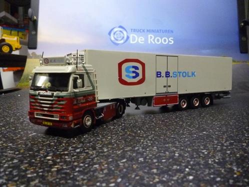 Tekno Scania 143 B.B. Stolk met certificaat, Hobby en Vrije tijd, Modelauto's | 1:50, Nieuw, Bus of Vrachtwagen, Tekno, Verzenden