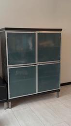 Goossens kast met matglas deuren, Huis en Inrichting, Kasten | Wandmeubels, Ophalen, Zo goed als nieuw, 25 tot 50 cm, 200 cm of meer