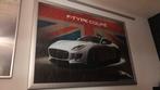 Jaguar F-Type Coupé poster incl. lijst 65x95, Verzamelen, Ophalen, Gebruikt, Met lijst, Deurposter of groter