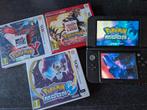 New Nintendo 3DS XL + Pokémon Games, Spelcomputers en Games, Spelcomputers | Nintendo 2DS en 3DS, Met games, Zwart, 3DS XL, Ophalen of Verzenden