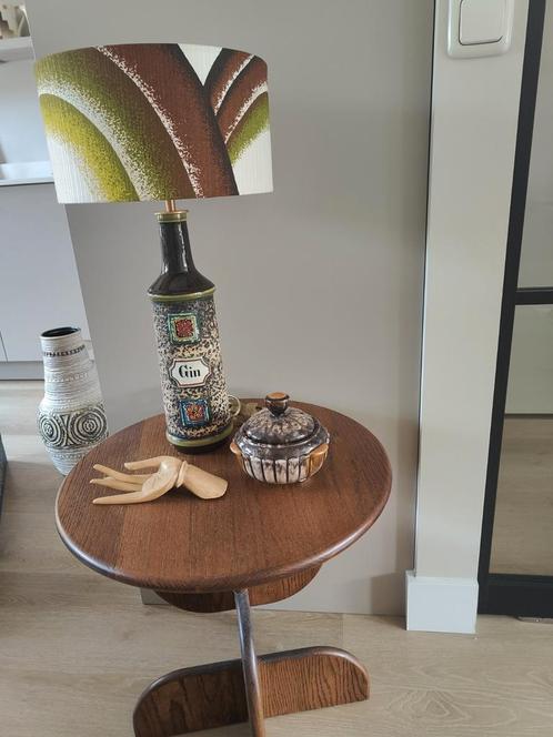 Retro West Germany Gin lamp retro vintage HK Living style, Huis en Inrichting, Lampen | Tafellampen, Zo goed als nieuw, Minder dan 50 cm