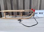 Houten slee 100 cm met trekkoord, Ophalen of Verzenden, Gebruikt, Hout