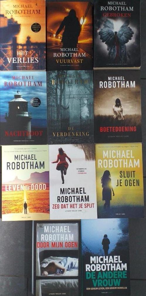 7x Michael Robotham oa:Leven of dood, Zeg dat het je spijt, Boeken, Thrillers, Gelezen, Wereld overig, Ophalen of Verzenden