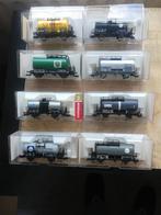 Fleischmann H0. DB Ketelwagons. 8 stuks. Zeer goede staat., Gelijkstroom, Verzenden, Fleischmann, Wagon