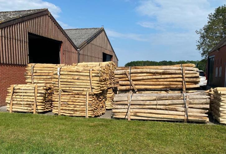 Rondhout | Omheining | Weidepalen | Afrastering | Palen Stal, Dieren en Toebehoren, Stalling en Weidegang, Stalling, Weidegang