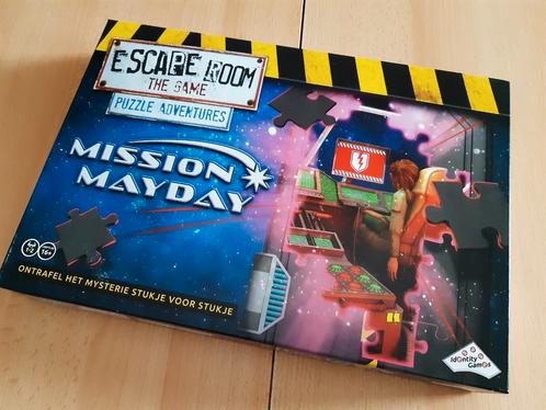 Escape room the Game Puzzle adventures Mission Mayday, Hobby en Vrije tijd, Denksport en Puzzels, Zo goed als nieuw, Minder dan 500 stukjes