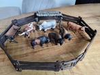 Schleich stal, hekken, bison, yak, hooglander, longhorn, Dieren en Toebehoren, Ophalen of Verzenden, Zo goed als nieuw, Overige