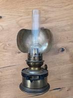 Antieke olielamp met beugel., Antiek en Kunst, Ophalen of Verzenden