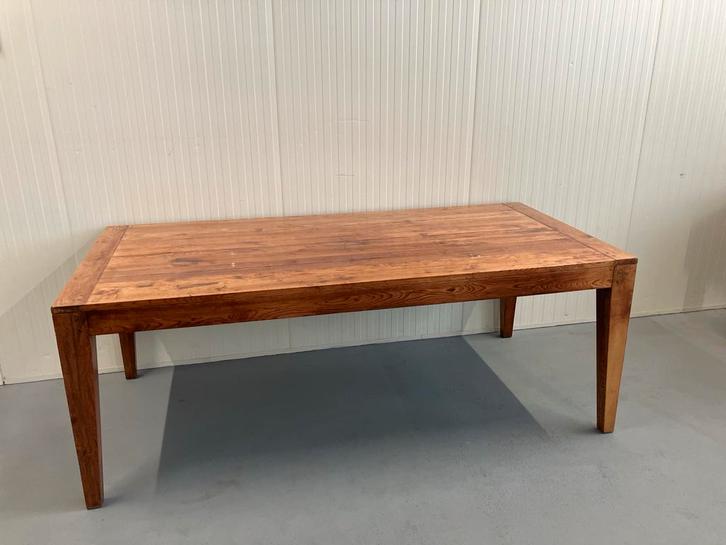Degelijke Eettafel 210x100, Huis en Inrichting, Tafels | Eettafels, Gebruikt, 100 tot 150 cm, 200 cm of meer, Vijf personen of meer