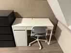 IKEA Bureau met Stoel - Gebruikt, Ophalen of Verzenden, Gebruikt, Bureau