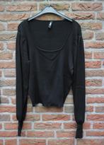 Shoeby zwart gaaf truitje met pof mouwen maat L, Zwart, Maat 42/44 (L), Nieuw, Ophalen of Verzenden