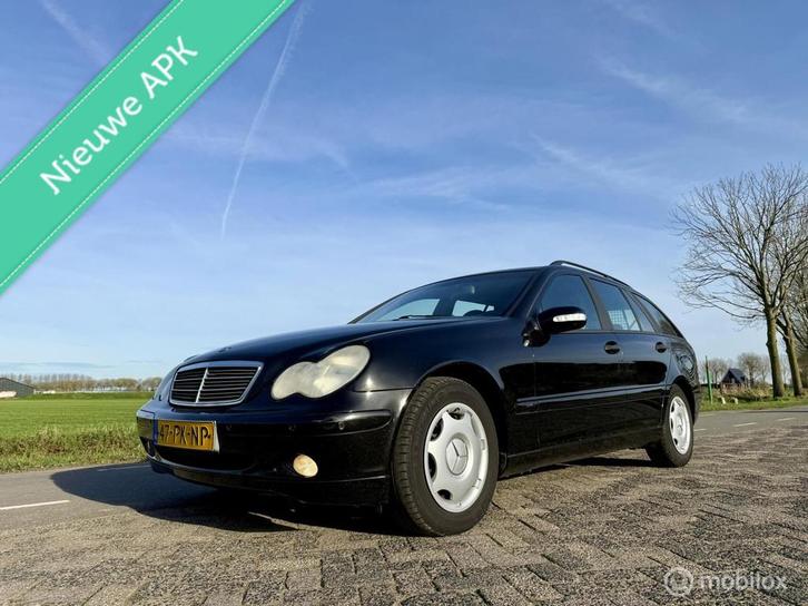 Mercedes C-klasse Combi 180 K., BJ 2003 Nette Staat, Airco, Auto's, Mercedes-Benz, Bedrijf, Te koop, C-Klasse, ABS, Airbags, Airconditioning