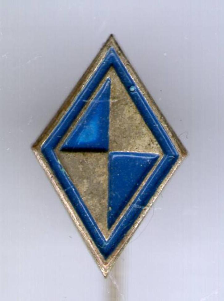 BORGWARD blauw op zilverkleurig auto speldje ( A_123a ), Verzamelen, Speldjes, Pins en Buttons, Zo goed als nieuw, Speldje of Pin