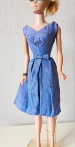 Vintage Barbie jurk Camps Belle, lavendel zijde, 1966 (pak), Verzamelen, Poppen, Ophalen of Verzenden, Kleertjes