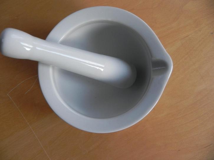 TE KOOP; 10 CM VIJZEL  WIT  STEEN, Huis en Inrichting, Keuken | Keukenbenodigdheden, Nieuw, Ophalen