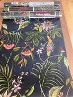 superfresco easy vliesbehang Adilah Donker 4x + 1 Wit gratis, Huis en Inrichting, Ophalen of Verzenden, 10 tot 25 m², Geel, Natuur planten vogels