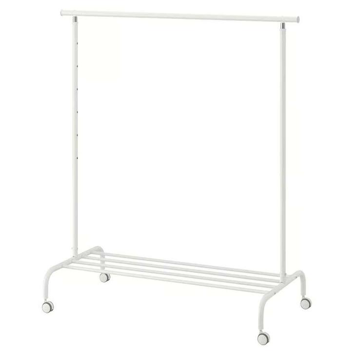 Adjustable Clothes Rack on Wheels, Kleding | Dames, Kledingrekken, Zo goed als nieuw, Met wielen, Ophalen