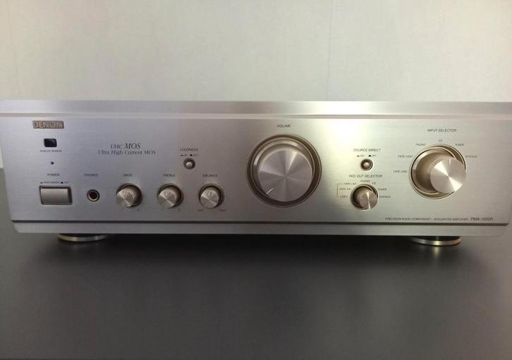 DENON PMA 1500R DUBBELE TRAFO'S 2 X 140 WATT 4 OHM + A.B., Audio, Tv en Foto, Versterkers en Receivers, Zo goed als nieuw, Stereo