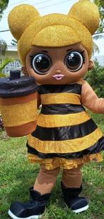 Mooie LOL SURPRISE LOL BEE mascotte met acteur op je feestje, Ophalen of Verzenden, Nieuw