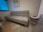 Grijze Slaapbank / Futon, Huis en Inrichting, Ophalen, 100 cm, 190 cm of minder, Zo goed als nieuw