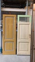 Paneeldeuren | 1/2/3/4 vakken | jaren 30 | antieke | glas |, Ophalen, 80 tot 100 cm, Binnendeur, 200 tot 215 cm