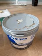 Sigma muurverf Rijks groen - halve emmer, Ophalen, Gebruikt, Verf, Minder dan 5 liter