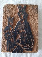 met de hand uitgesneden stempel OLV van Tongeren, Antiek en Kunst, Ophalen of Verzenden