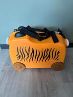 Leuke Kinderkoffer - Tijger Design, Wieltjes, Gebruikt, Hard kunststof, Minder dan 50 cm