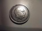 Spaanse 5 Pesetas 1957 - Franco, Ophalen of Verzenden, Overige landen, Losse munt, Zilver