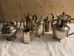 Verzilverde theepotten en melkkannetjes, Ophalen of Verzenden, Zilver