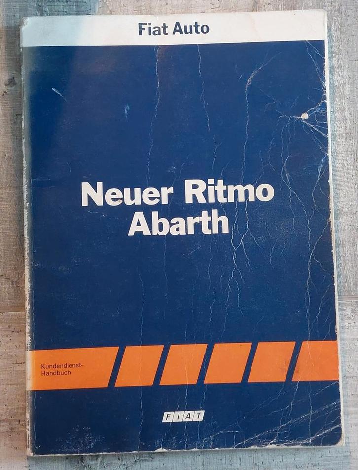 Fiat Ritmo Abarth 130TC Werkplaatshandboek (Duitstalig), Boeken, Auto's | Boeken, Gelezen, Overige merken, Ophalen of Verzenden