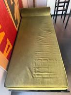 Vintage groene daybed met rolkussen, Huis en Inrichting, Banken | Sofa's en Chaises Longues, Ophalen of Verzenden, Zo goed als nieuw