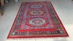 Vintage veelkleurig tapijt,wol,230x155, Wit, 150 tot 200 cm, Vierkant, 200 cm of meer