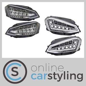 Koplampen VW Golf VII FULL LED Zwart beschikbaar voor biedingen