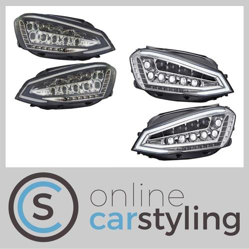 Koplampen VW Golf VII FULL LED Zwart, Auto-onderdelen, Verlichting, Volkswagen, Nieuw, Ophalen of Verzenden