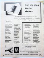 15 vintage reclames Leidsche onderwijsinstellingen LOI 49-57, Verzenden, Gebruikt